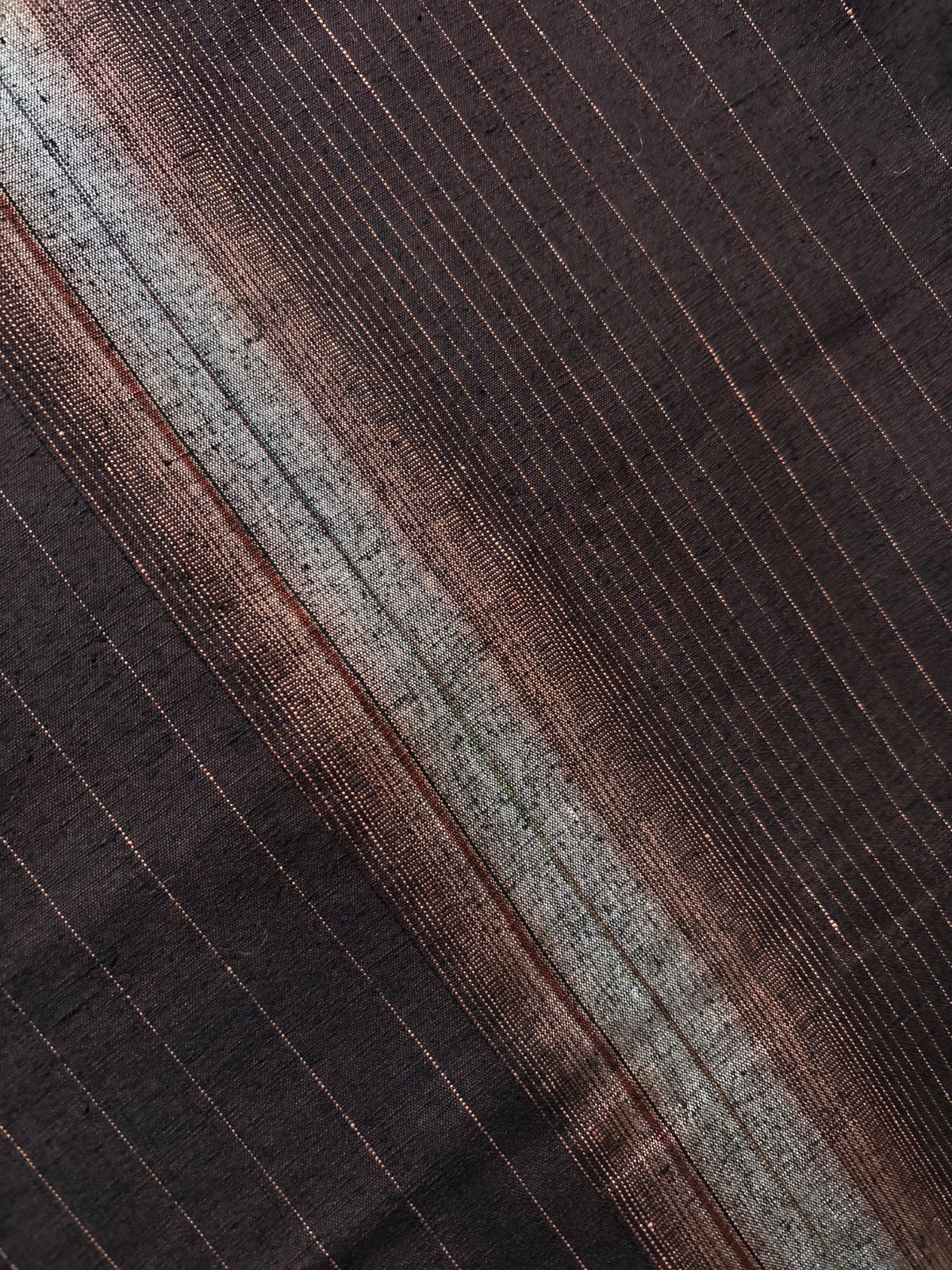 紬ロングコート