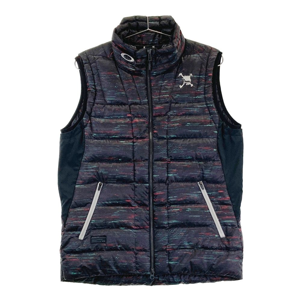 サイズ M OAKLEY オークリー ダウンベスト 総柄 ブラック系 240101556768 ゴルフウェア メンズ ストスト
