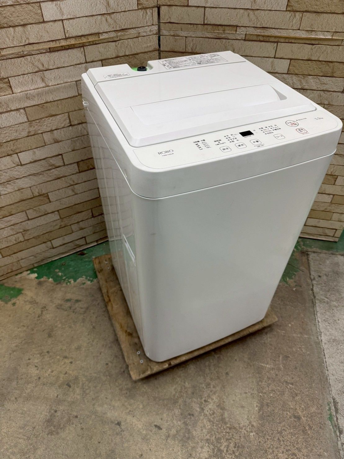 高年式 大阪 3か月保障付き 洗濯機 ヤマダ 5 kg YWM T 55 LW IS 1007