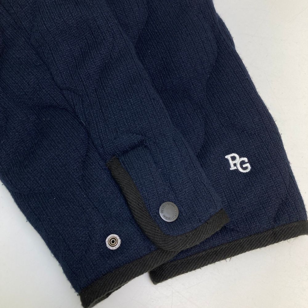  サイズ 1 PEARLY GATES パーリーゲイツ フード 中綿コート ジャケット ネイビー系 ゴルフウェア レディース ストスト ジャケット レディースウェア