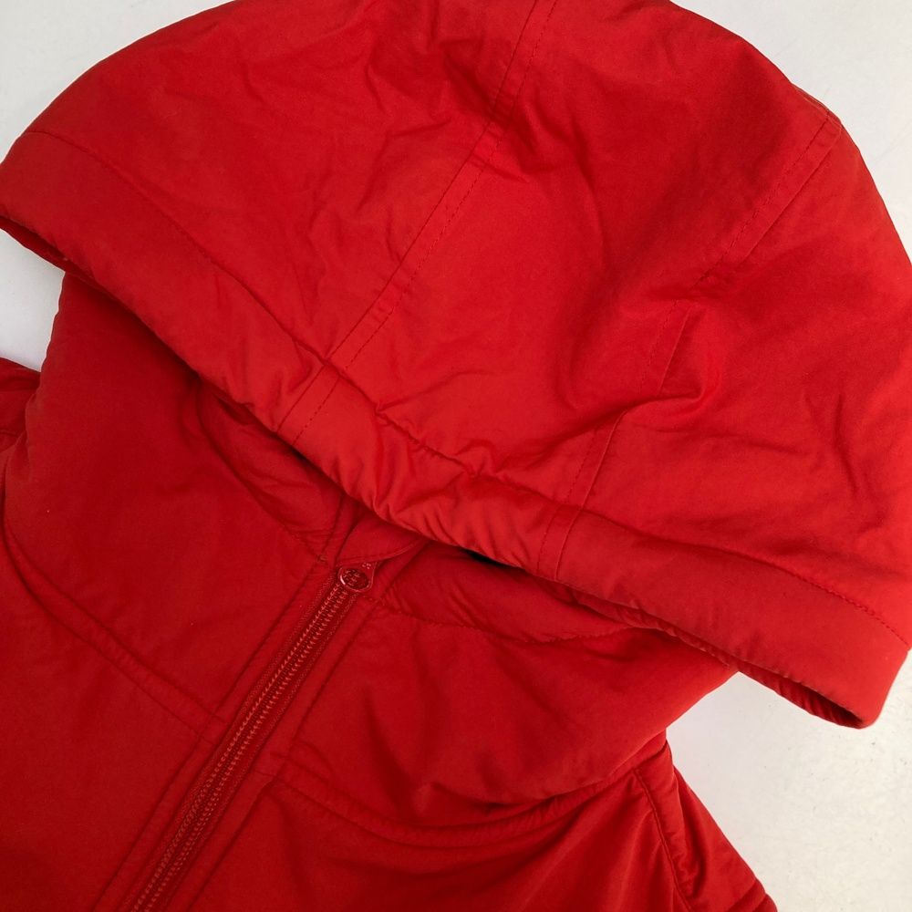 サイズ：0 PEARLY GATES パーリーゲイツ ボアベスト レッド系