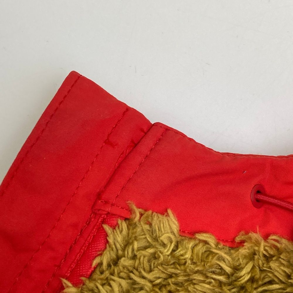 サイズ：0 PEARLY GATES パーリーゲイツ ボアベスト レッド系