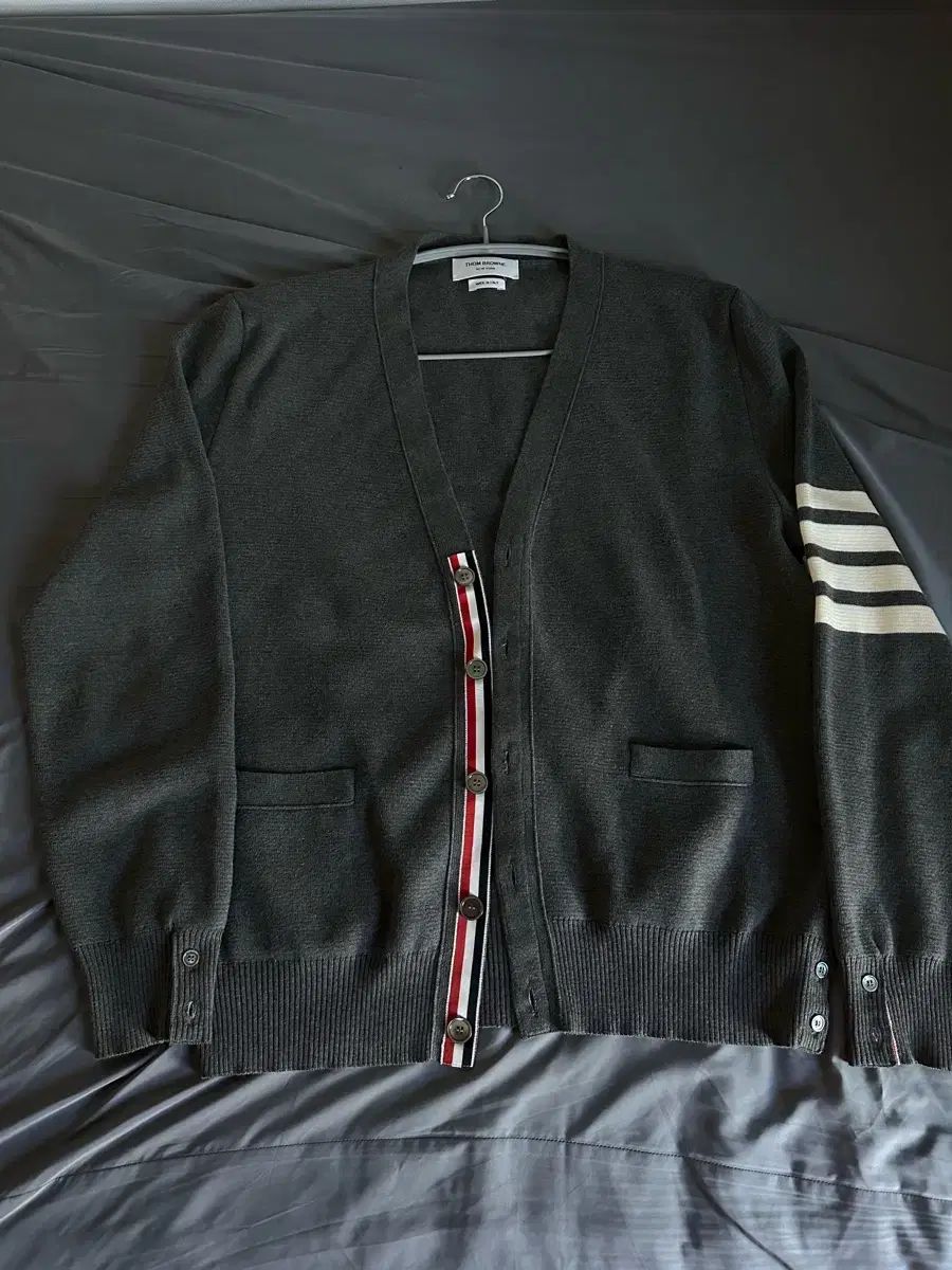 トム ブラウン ミラノステッチ カーディガン グレー 4