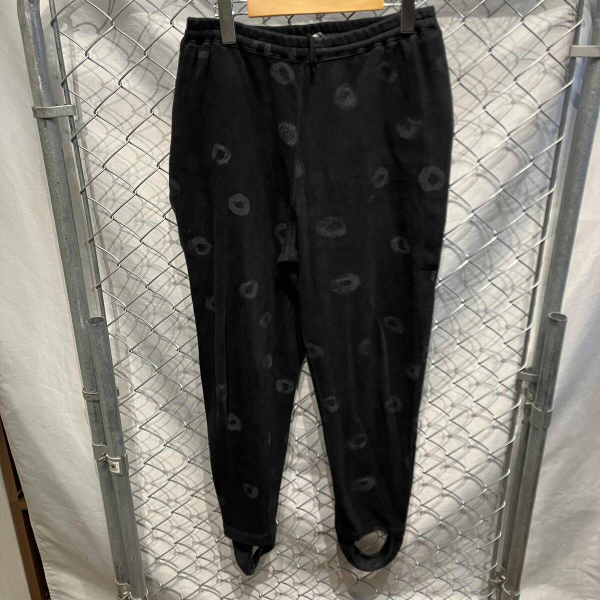 80s ISSEY MIYAKE easy pants 筆総柄イージーパンツ Mサイズ イッセイミヤケ
