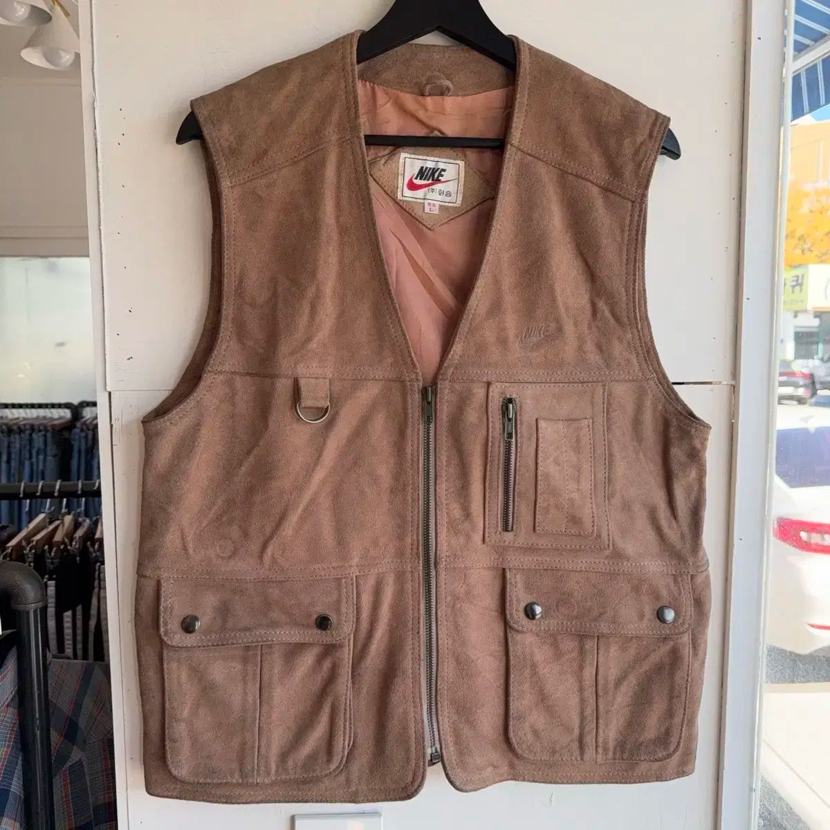 80s ファスン NIKE スウェード フィールド ベスト