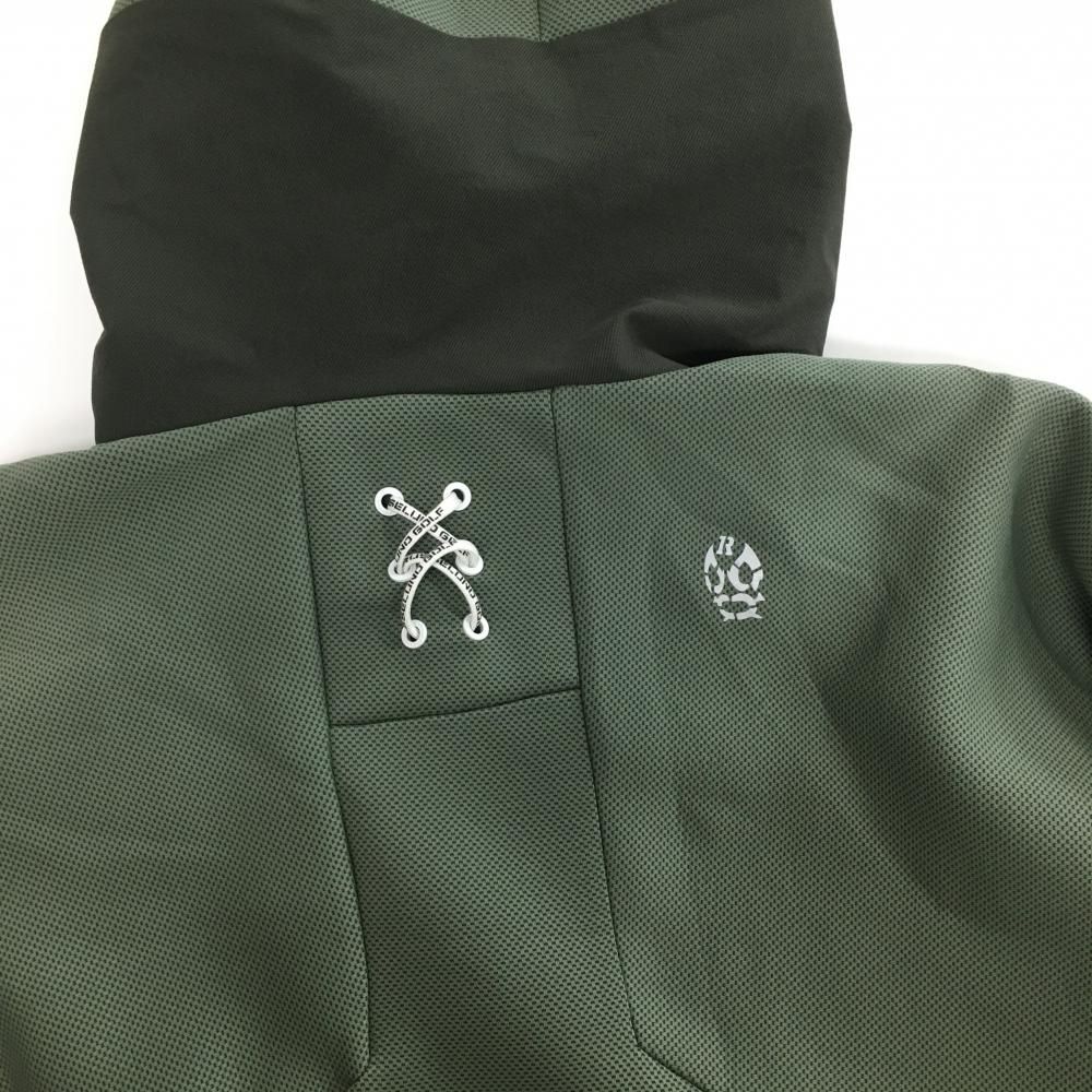 ラッセルノ パーカー カーキ 地模様 ルチャマスク トレーナー メンズ 6