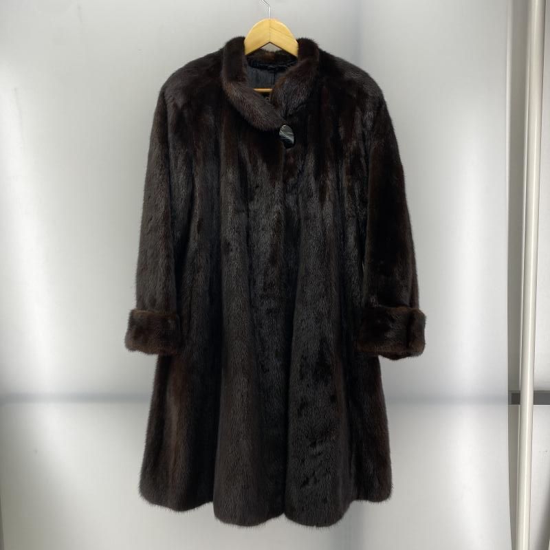 EMBA ミンク リアルファーコート ブラウン サイズ11 エンバ 24