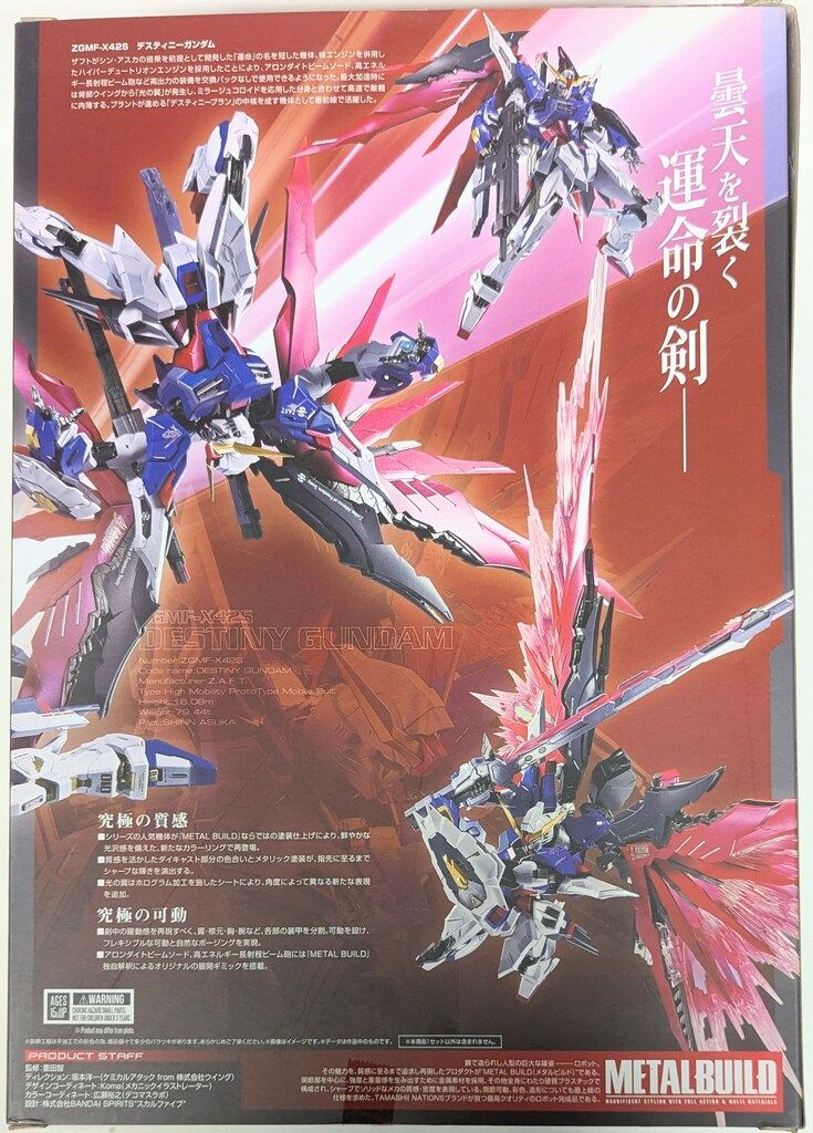 BANDAI SPIRITS METAL BUILD 機動戦士ガンダムSEED DESTINY