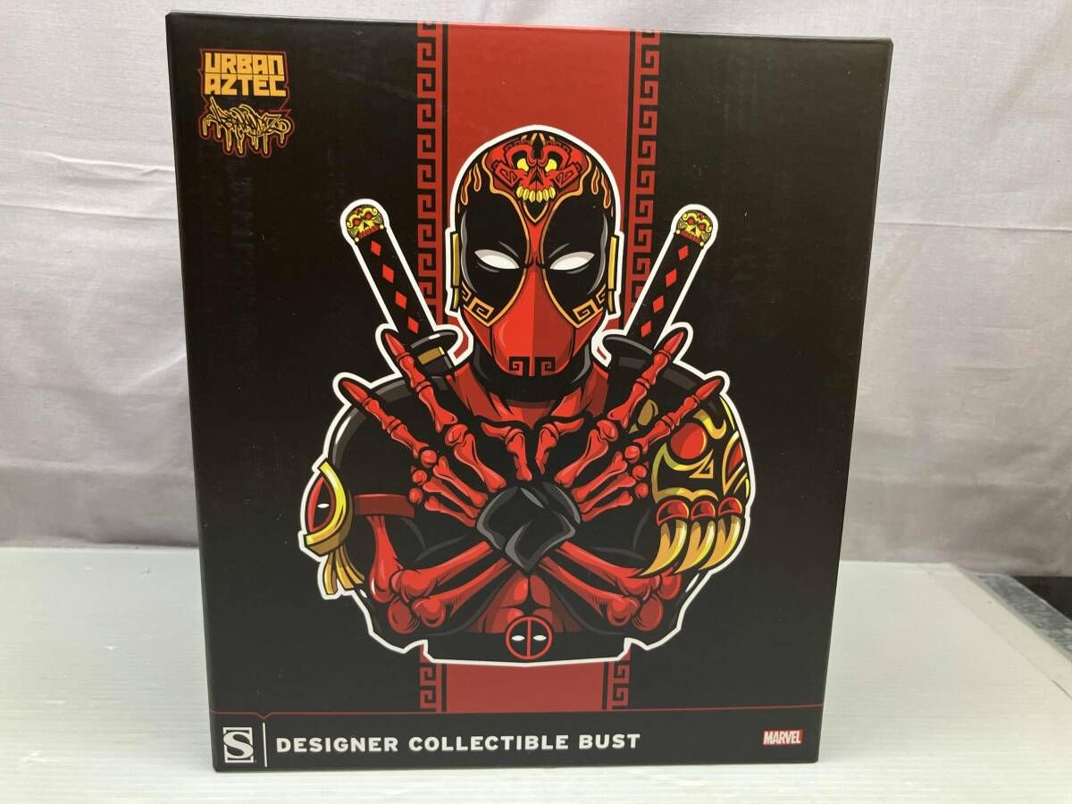 現状品 マーベル デザイナー トイバスト デッドプール by ジェシー ヘルナンデス サイドショウ