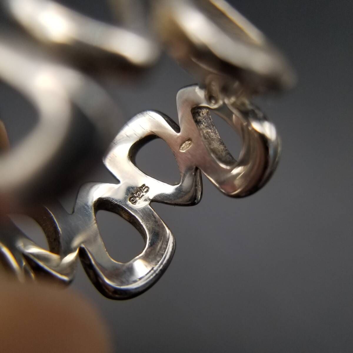  Fossil モダニスト 穴あき オープンワーク 925 シルバー ヴィンテージ リング 銀 指輪 大ぶり 存在感 ユニーク 個性派ジュエリー R 16 V リング 指輪 アクセサリー