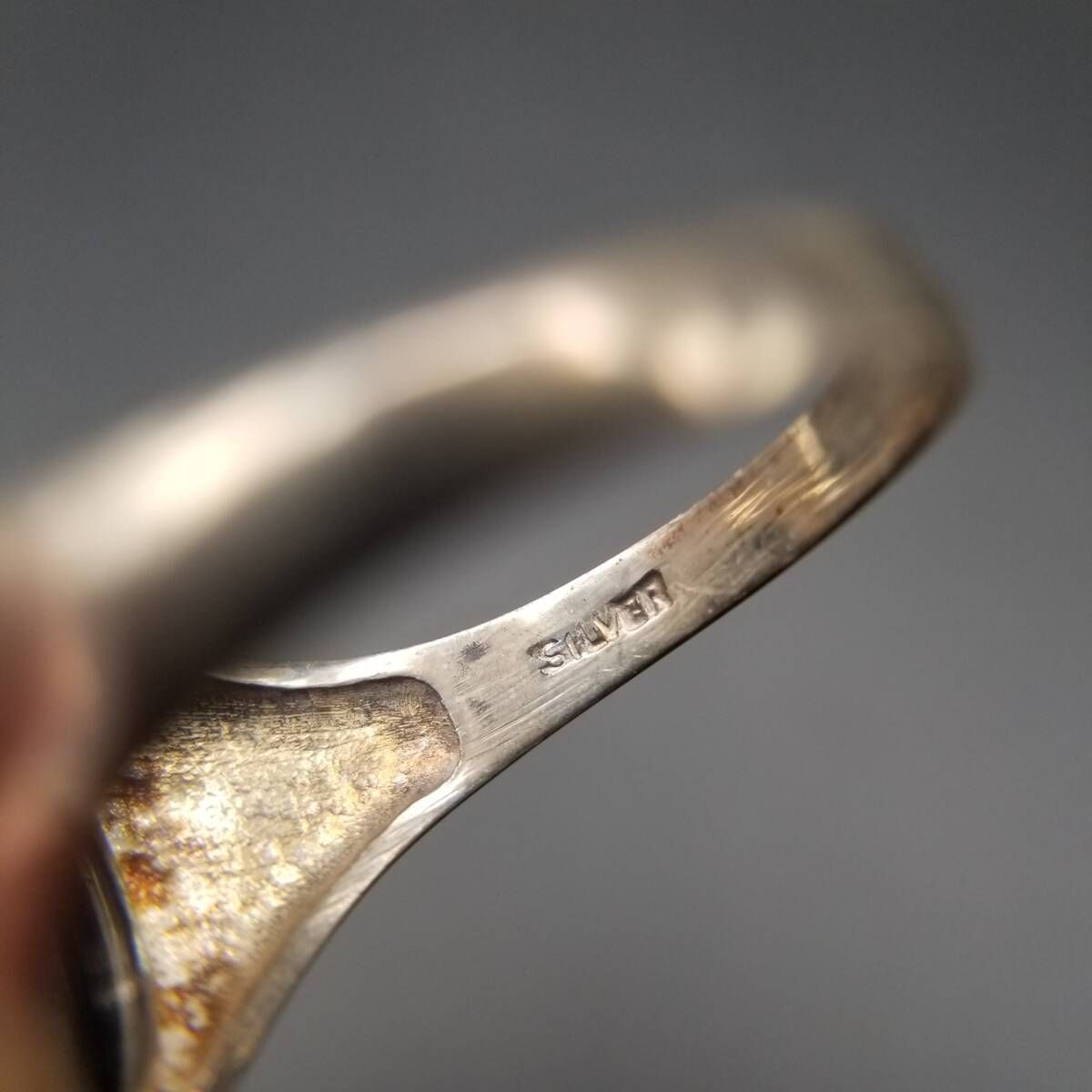  フリーメーソン 紋章 直角定規とコンパス オーバル ヴィンテージ シグネット リング 925 シルバー 指輪 銀 マソニック オニキス R 16 W リング 指輪 アクセサリー