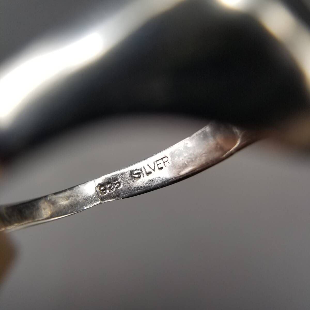   リング 指輪 #351 シルバー925 銀 ヘマタイト ビッグヘマタイトリング｜シルバーアクセサリー｜送料無料｜ラッピング