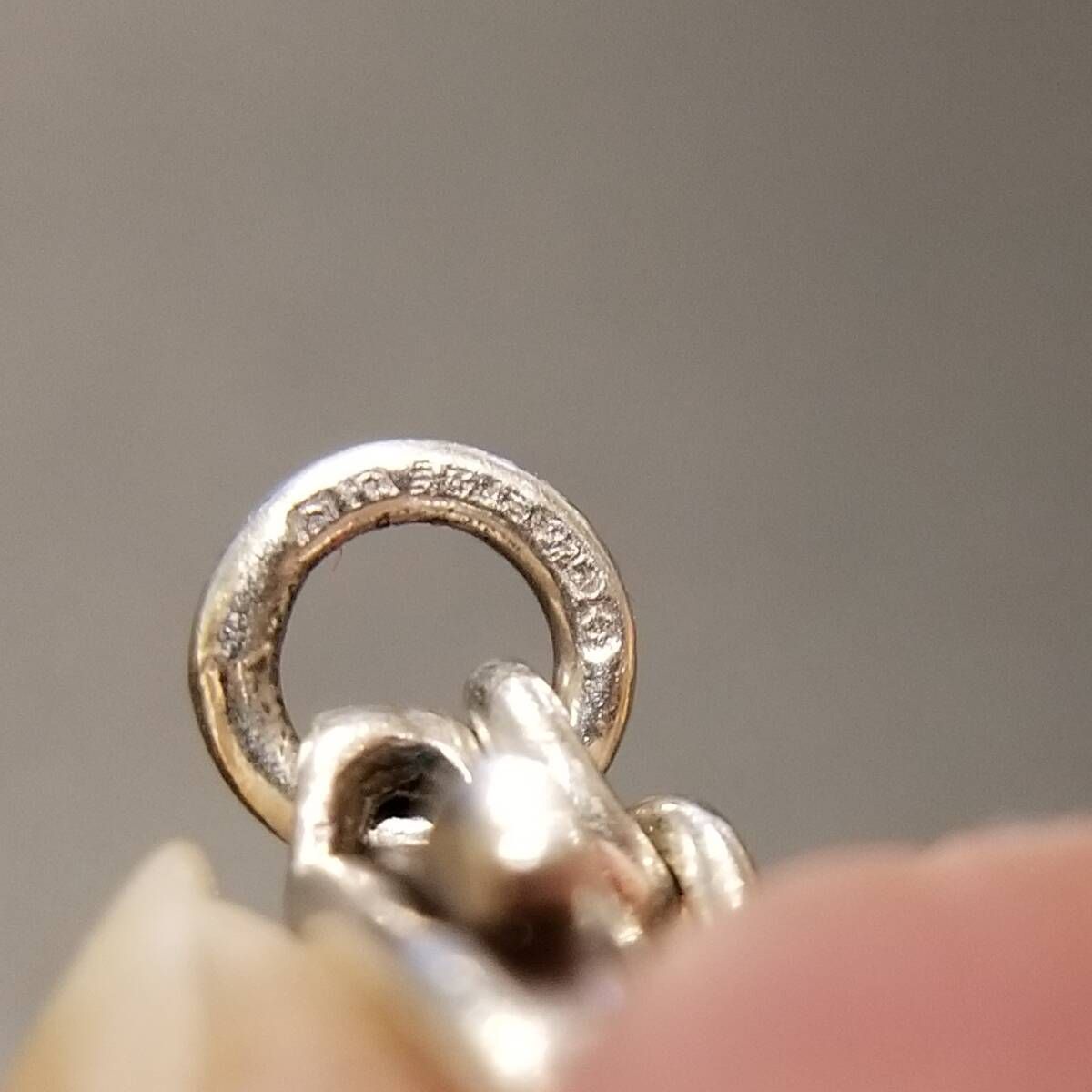  シンプル ダブル バーチェーン 925 シルバー ブレスレット 銀 スタイリッシュ 英国 Birmingham Convention マーク ユニセックス R 16 X ブレスレット アクセサリー