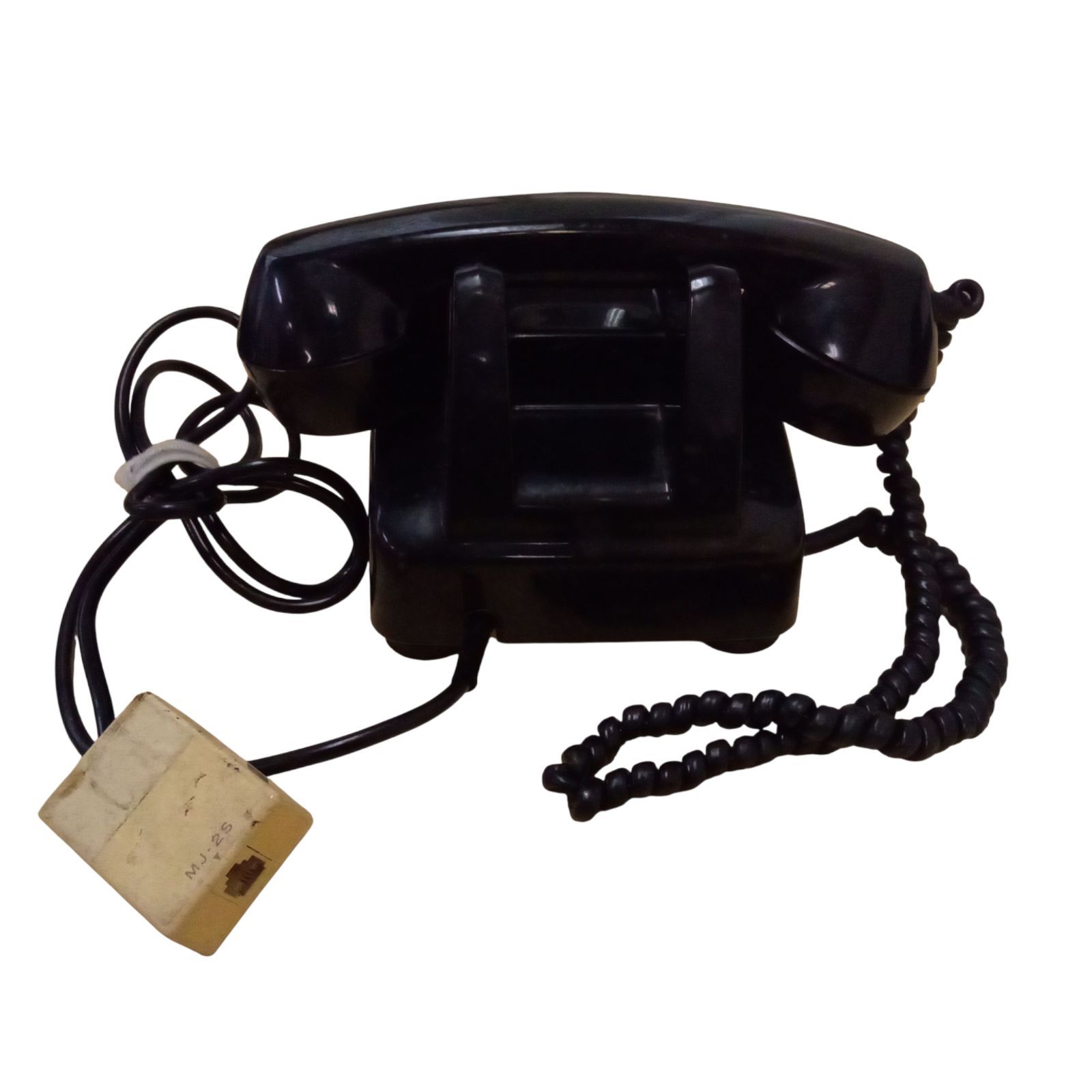 博物館級 昭和レトロ アンティーク 当時物 黒電話機 ダイヤル式 X11173 ダイヤル式黒電話 昭和レトロ アンティーク 当時物
