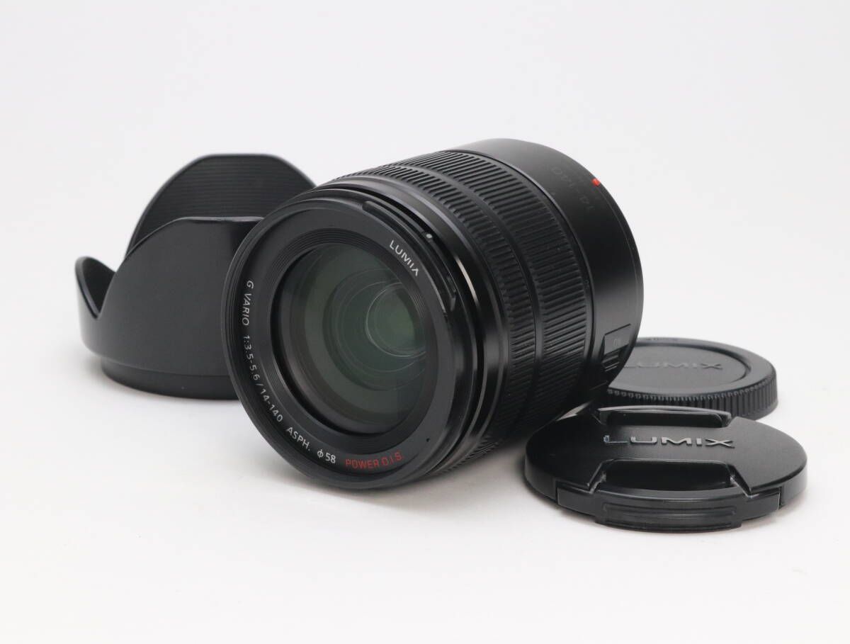 AB- Panasonic パナソニック LUMIX G VARIO 14-140mm F3.5-5.6 ASPH. POWER O.I.S. ブラック 初期不良返品対応 111-93