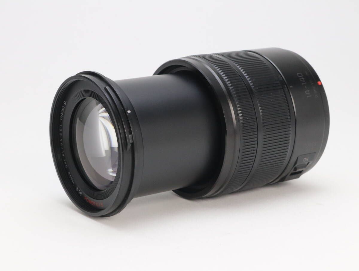 AB- Panasonic パナソニック LUMIX G VARIO 14-140mm F3.5-5.6 ASPH. POWER O.I.S. ブラック 初期不良返品対応 111-93