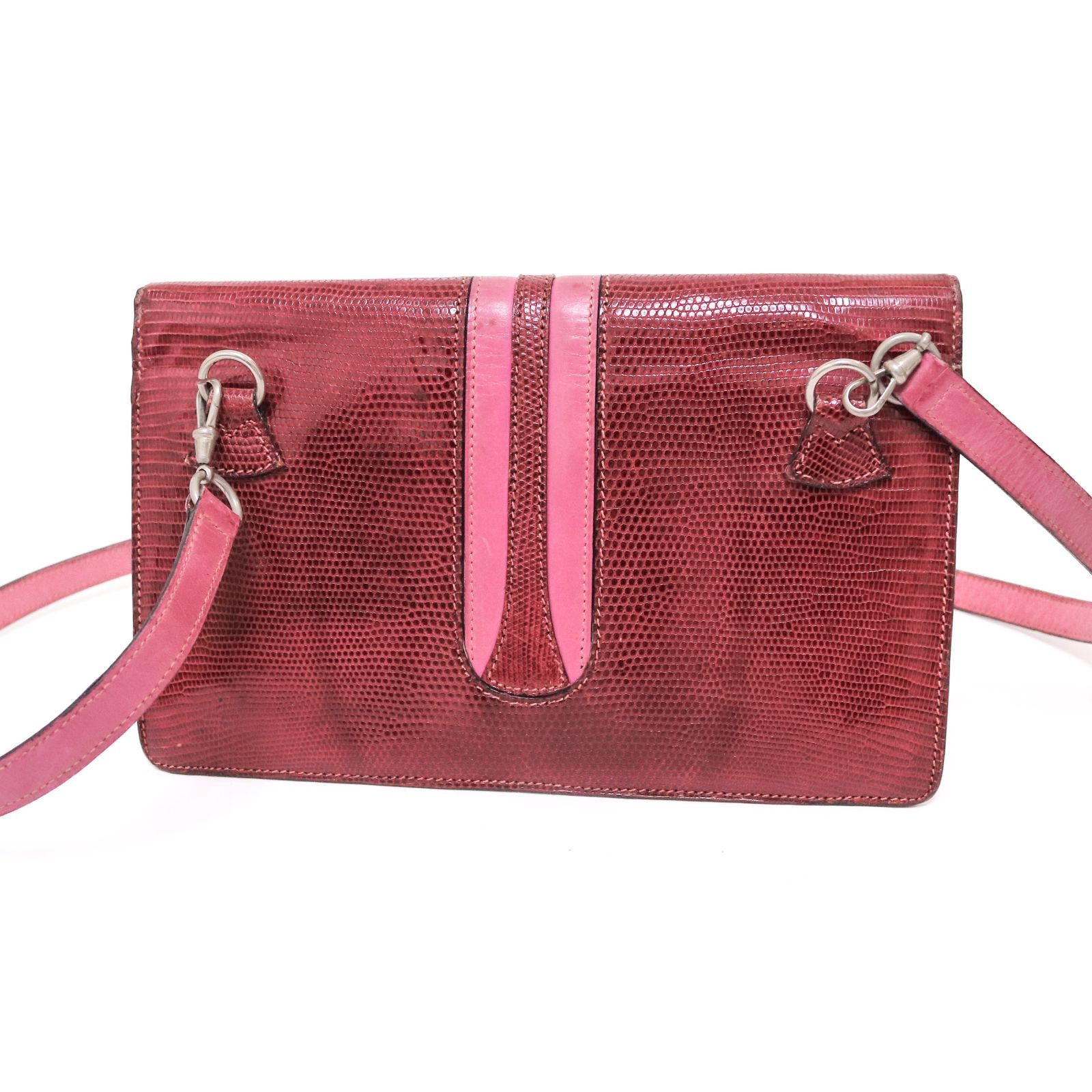 オールドグッチ　GUCCI　ヴィンテージ　チェーン　バッグ　リザードレザー オールドグッチ GUCCI ヴィンテージ チェーン バッグ リザードレザー