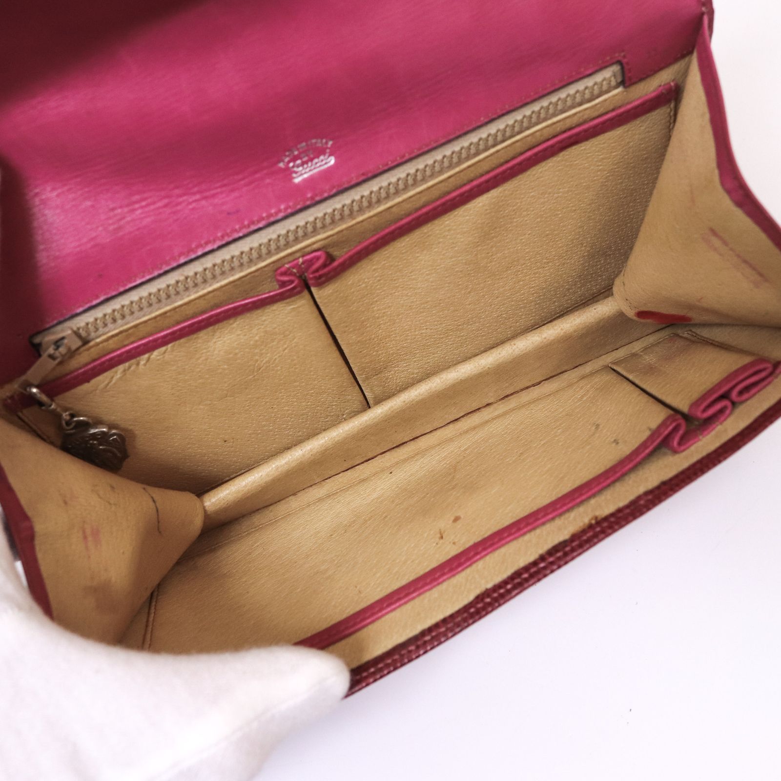 オールドグッチ　GUCCI　ヴィンテージ　チェーン　バッグ　リザードレザー オールドグッチ GUCCI ヴィンテージ チェーン バッグ リザードレザー