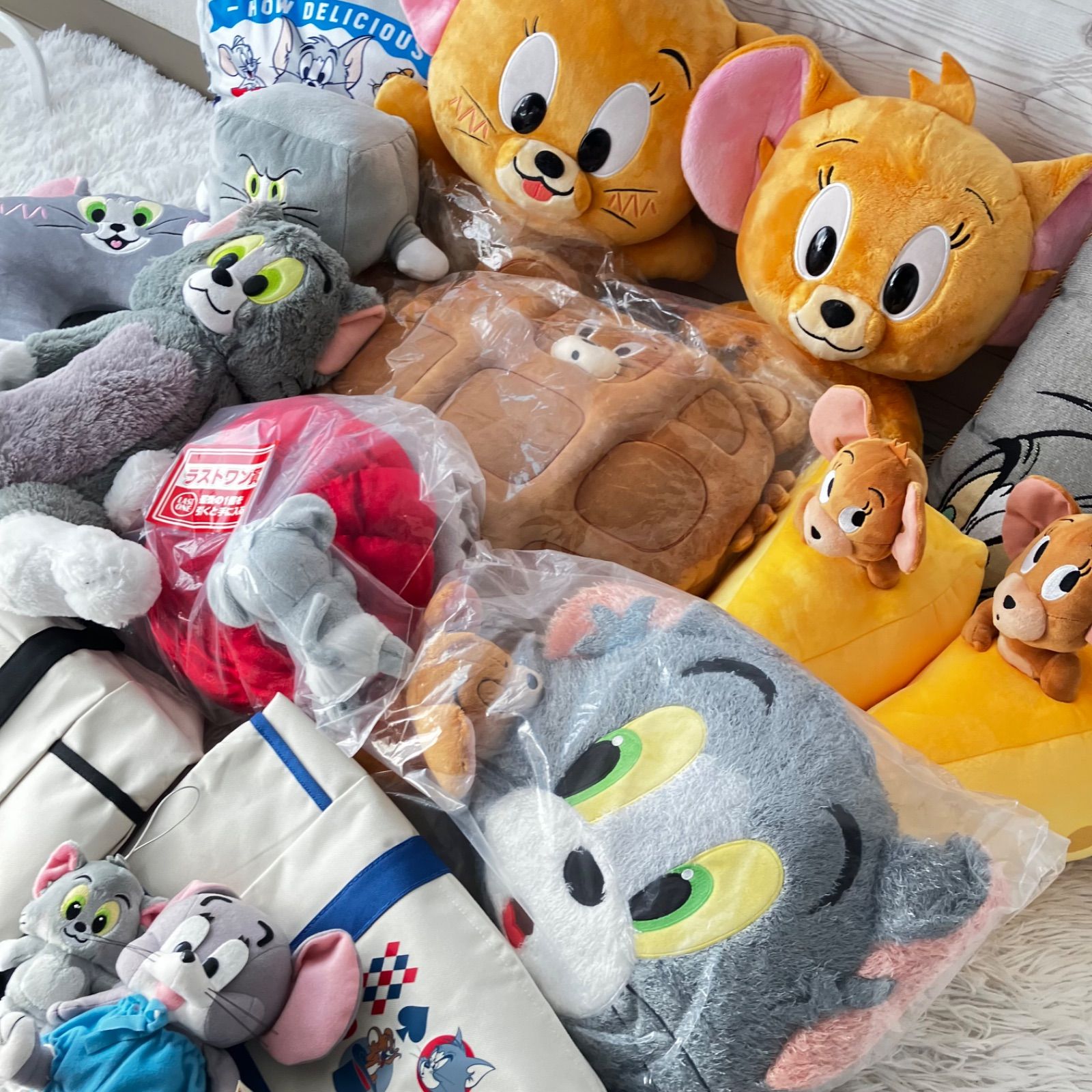 トムとジェリー ぬいぐるみ 16点セット 一番くじ未開封 ラストワン賞