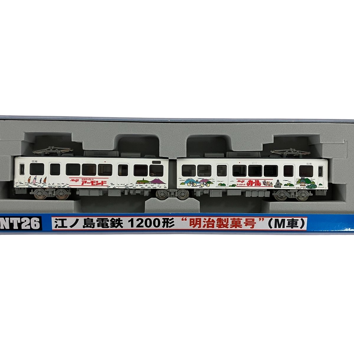 MODEMO 28126 NT 26 江ノ島電鉄 1200形 明治製菓号 M車
