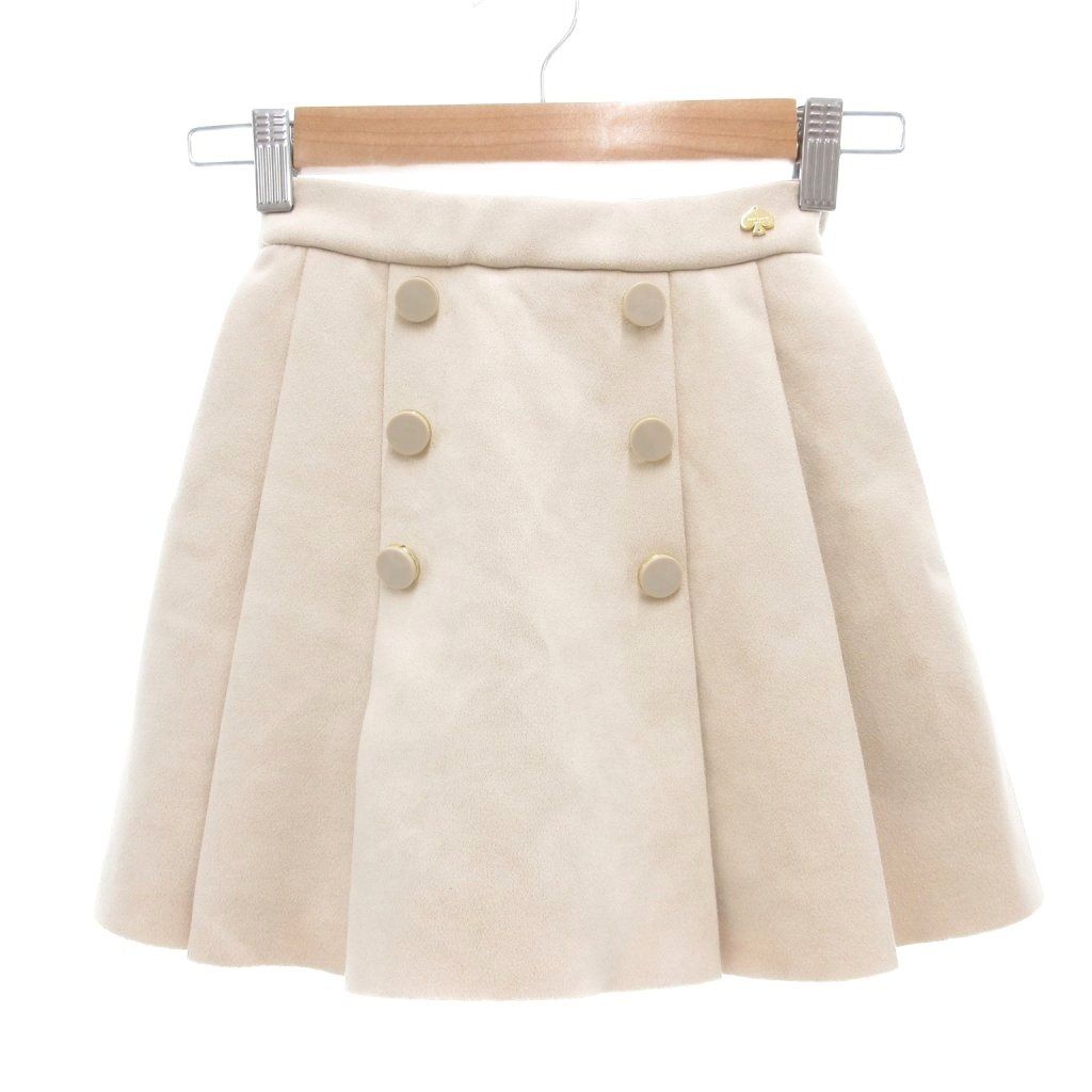 ベージュ プリーツスカート ケイトスペード 150 スカート スカパン タグ付き ベージュ プリーツスカート ケイトスペード 150 スカート スカパン