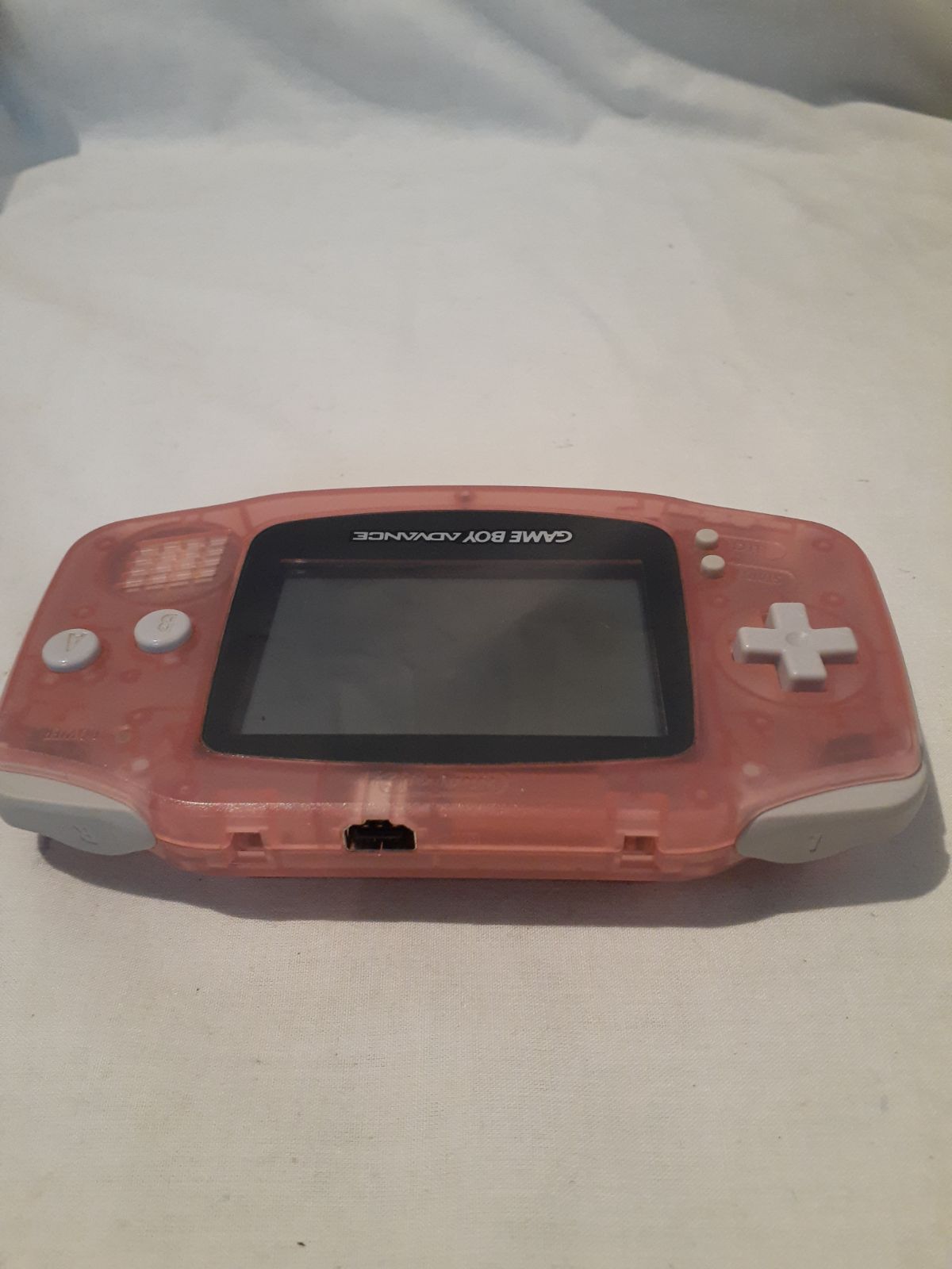 任天堂 ゲームボーイアドバンス本体ソフトセット クリア ピンク 【不動