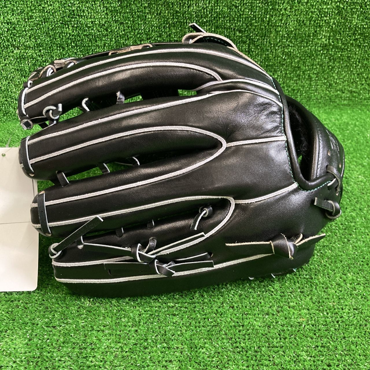  ハイゴールド 一般軟式用グラブ ブラック 艶有 外野手用 OKG 8109 己 軟式 グローブ