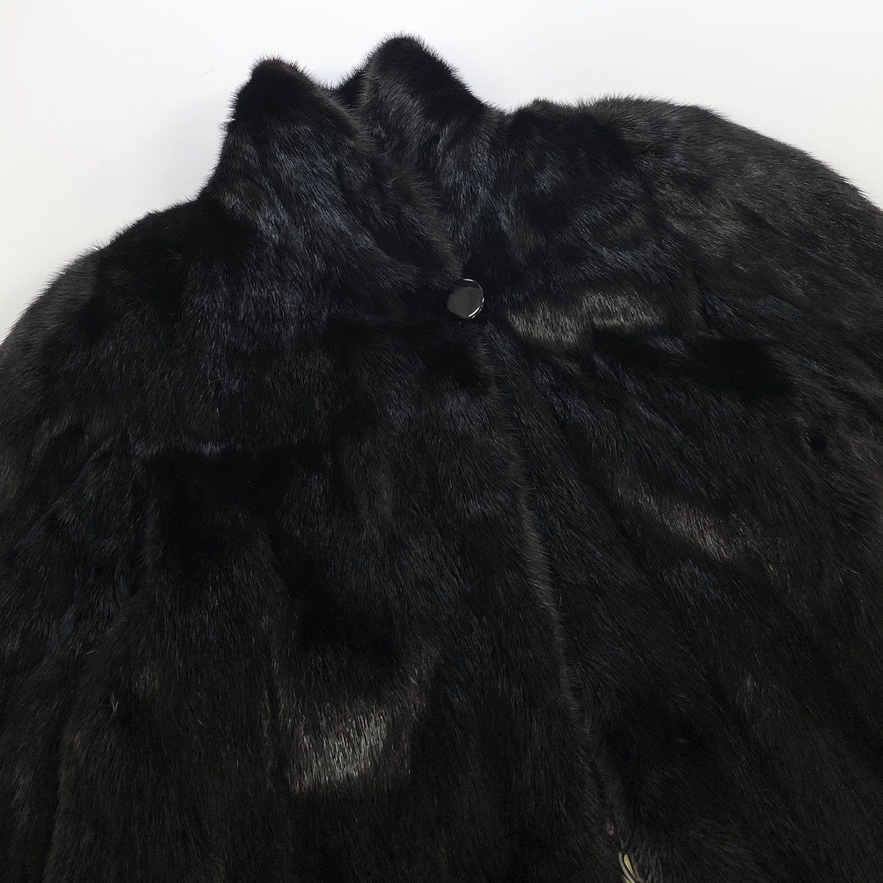 42k14【美品】毛皮コート ファーコート ダークミンク ミンクファー