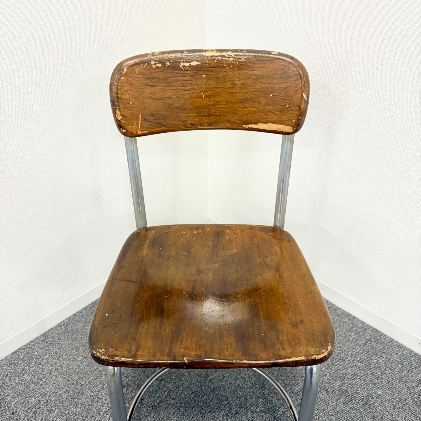 スクールチェア/HEYWOOD WAKEFIELD/幅420mm×奥行495mm×高さ795mm/椅子