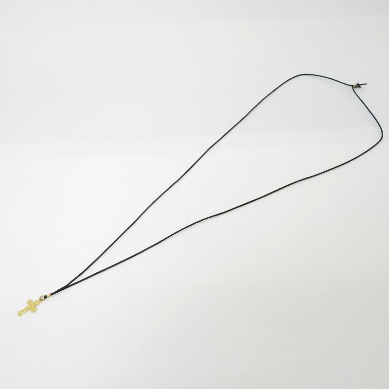 瀬戸大橋店 Sympathy of Soul シンパシーオブソウル ネックレス K18 1940 s Sixpence Cross Cord Necklace ゴールド 134