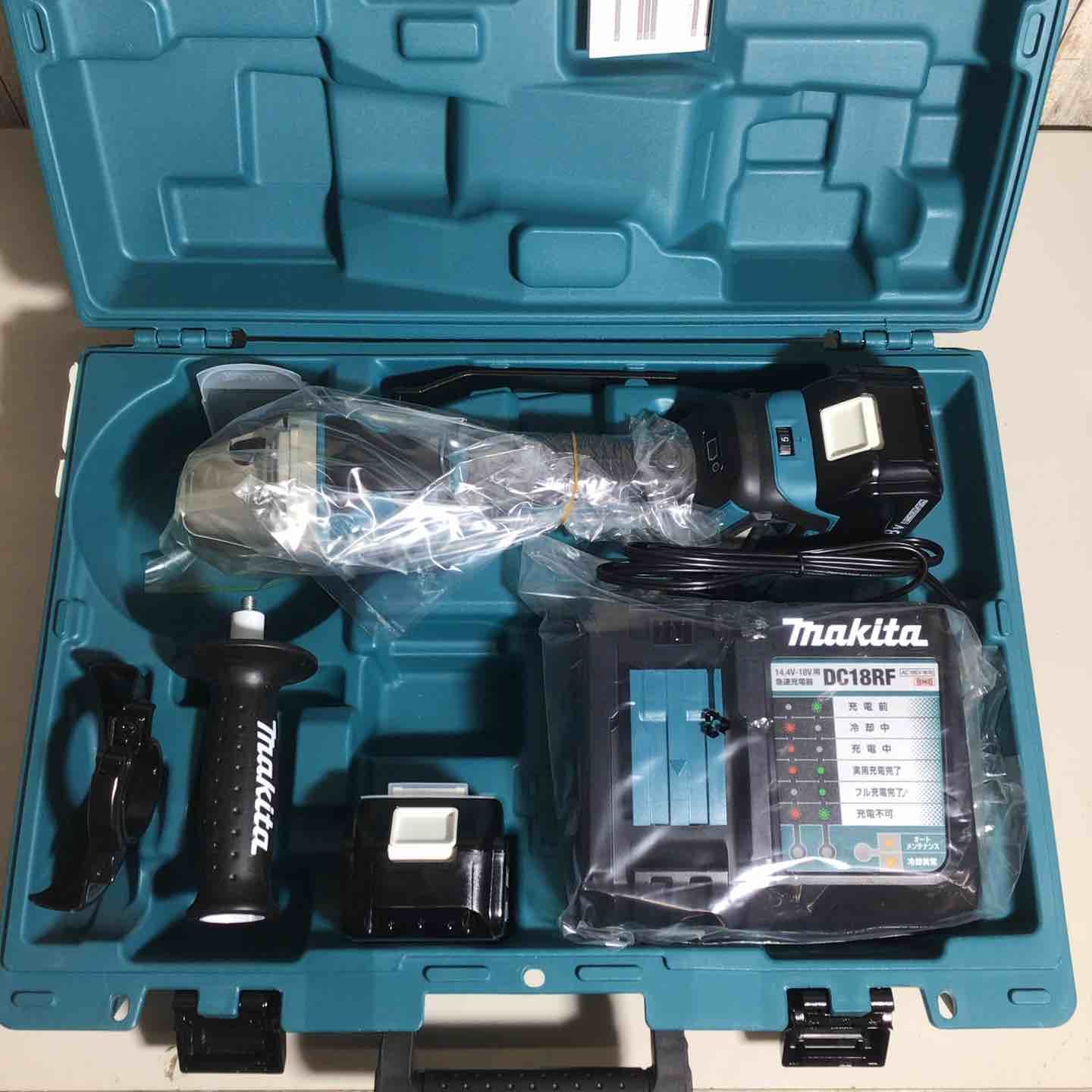 マキタ makita 100mm コードレスディスクグラインダ GA418DRGX フルセット グラインダ 純正 充電式 18V 戸田店