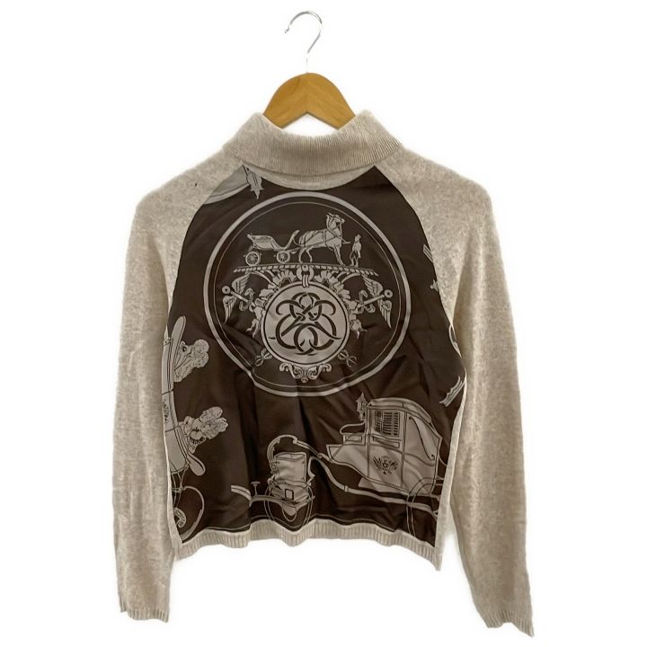 エルメス HERMES✨'90 マルジェラ期 タートルカットソー シルク 38 HERMES (エルメス) ③④ マルジェラ期 シルク切り替え タートルネック