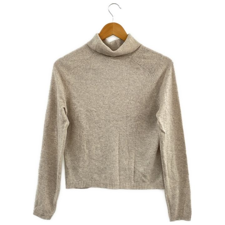 HERMES エルメス ④ マルジェラ期 シルク切り替え タートルネックニット レディース ブラウン ー