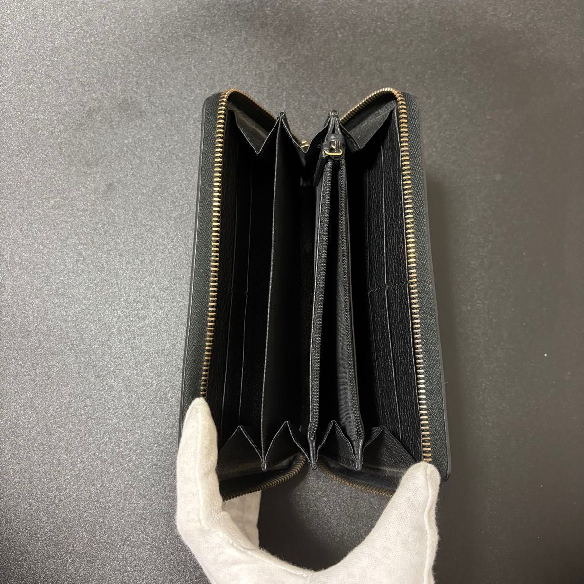 グッチ シェリー レザー ラウンドジップ 長財布 ロングウォレット ブラック q22 グッチ 長財布 シェリーライン ブラック GUCCI レザー ラウンド