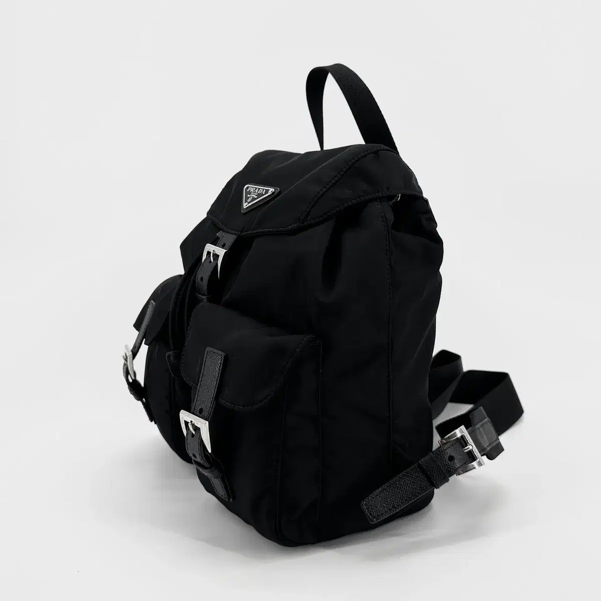  PRADA プラダ リナイロン 三角ロゴ バックパック ブラック 1 BZ 677 リュック バックパック バッグ