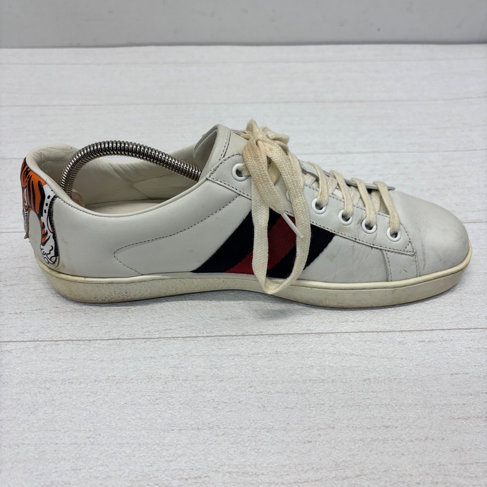 ◎ GUCCI グッチ 456229/ローカットスニーカー/25.5cm/ホワイト/レザー 