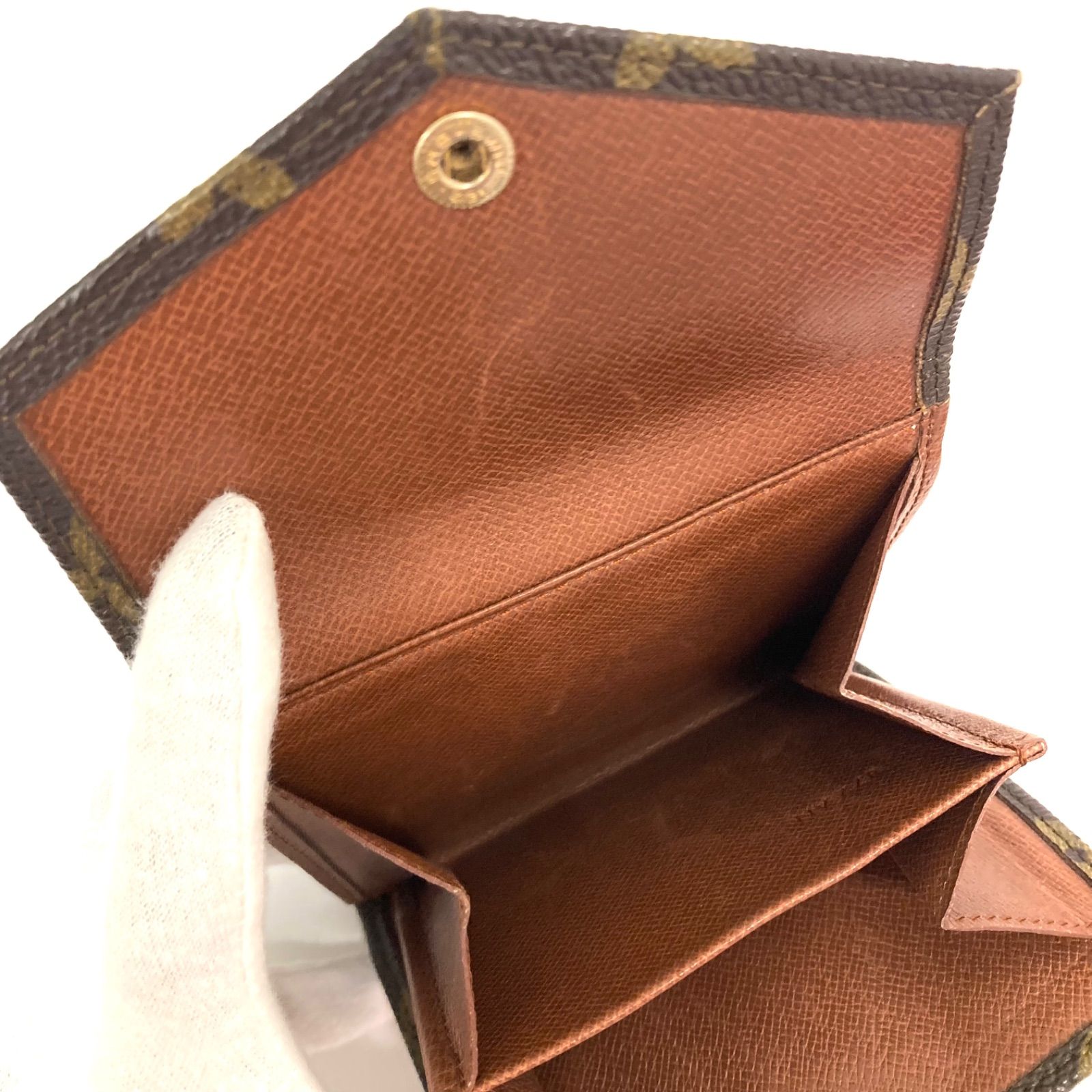 美品✨️ルイヴィトン　モノグラム　マルコ　カルトクレディモネ　折り財布　財布 LOUIS VUITTON ルイ・ヴィトン ポルトビエ・カルトクレディ・モネ 二