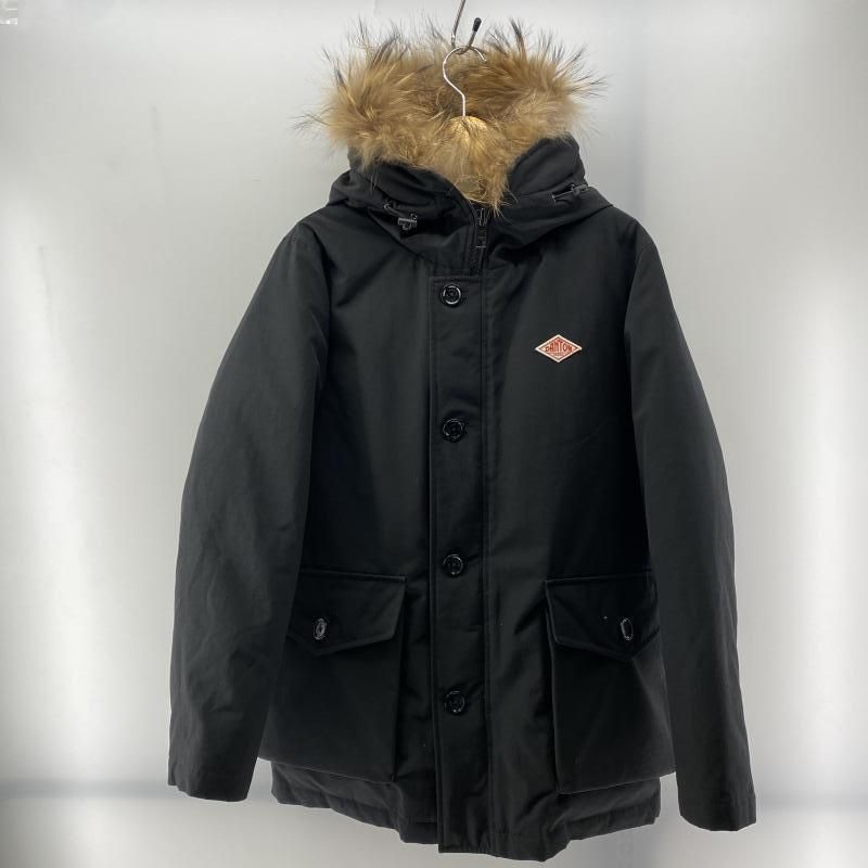 中古】DANTON タッサーダウンジャケット ブラック サイズ38 18A-FA-002