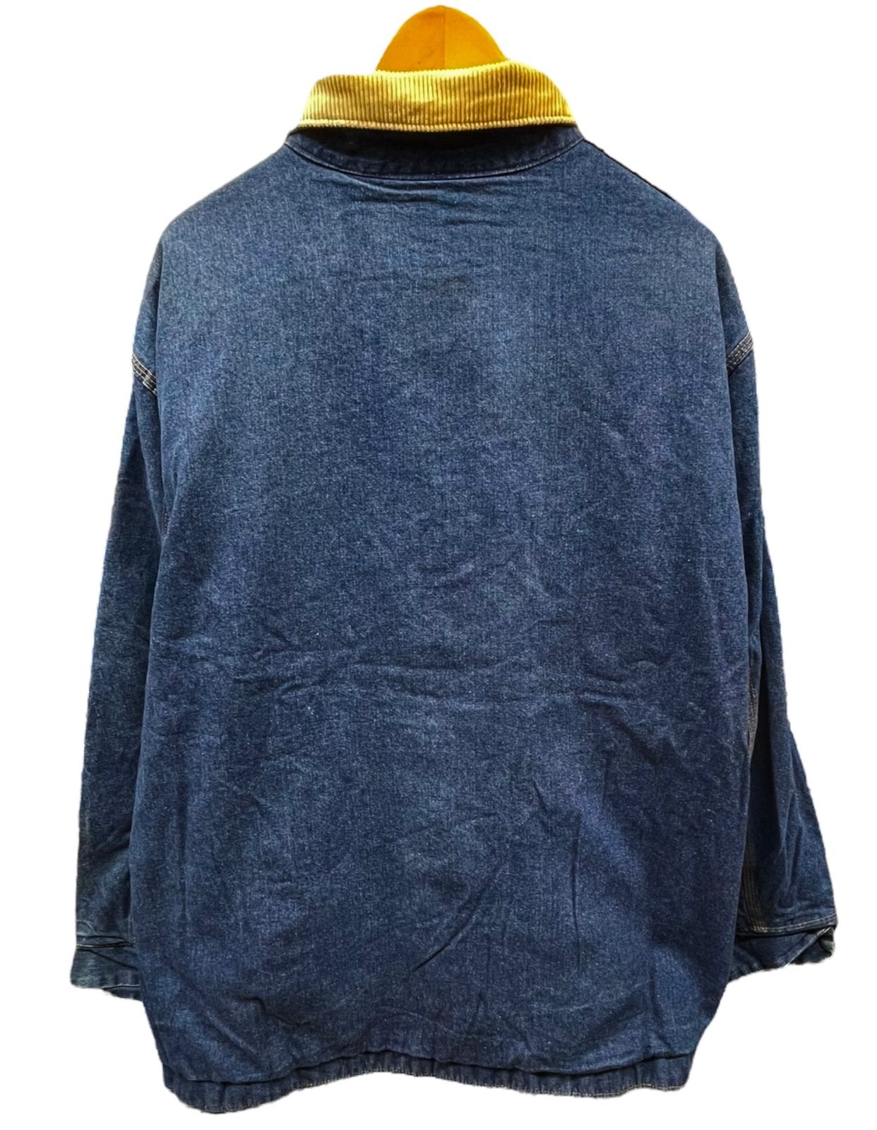 ROEBUCKS ローバックス デニムカバーオール 古着 裏ブランケット 襟コーズ 90s 80s XXXXL メンズ 025