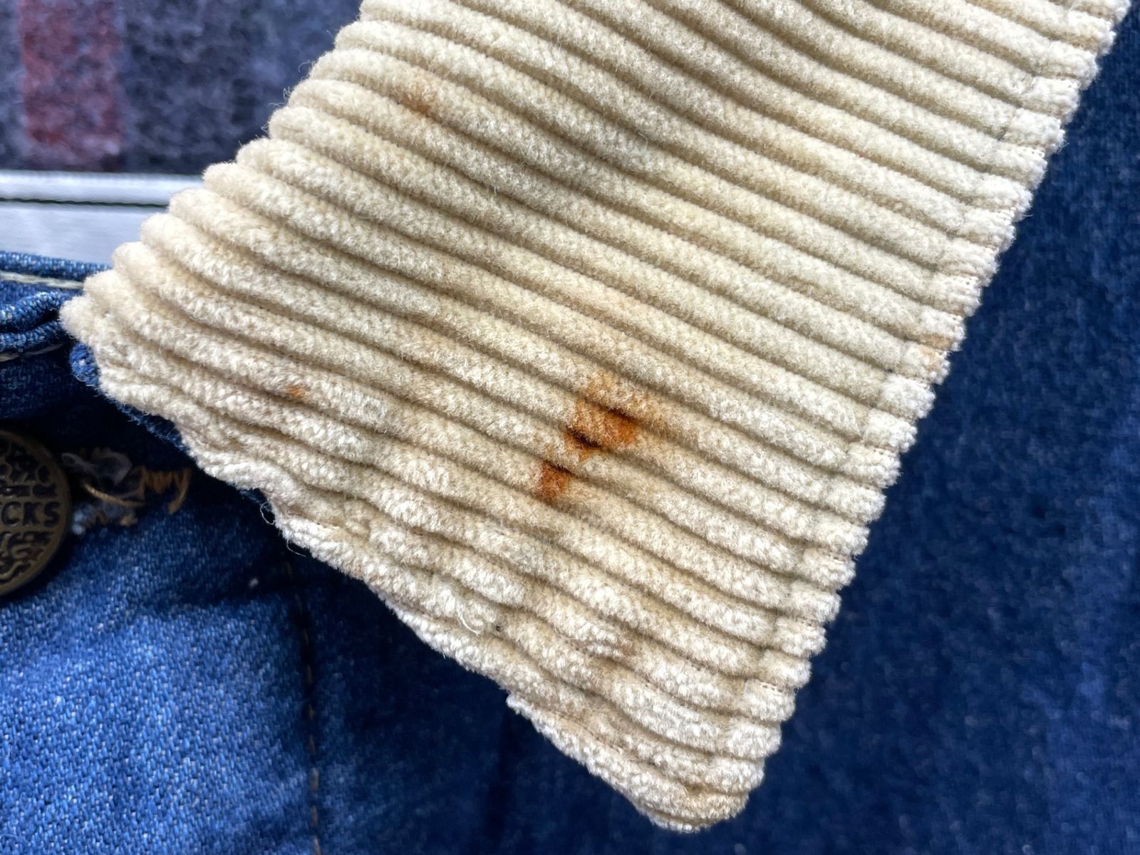 ROEBUCKS (ローバックス) デニムカバーオール USA製 古着 裏