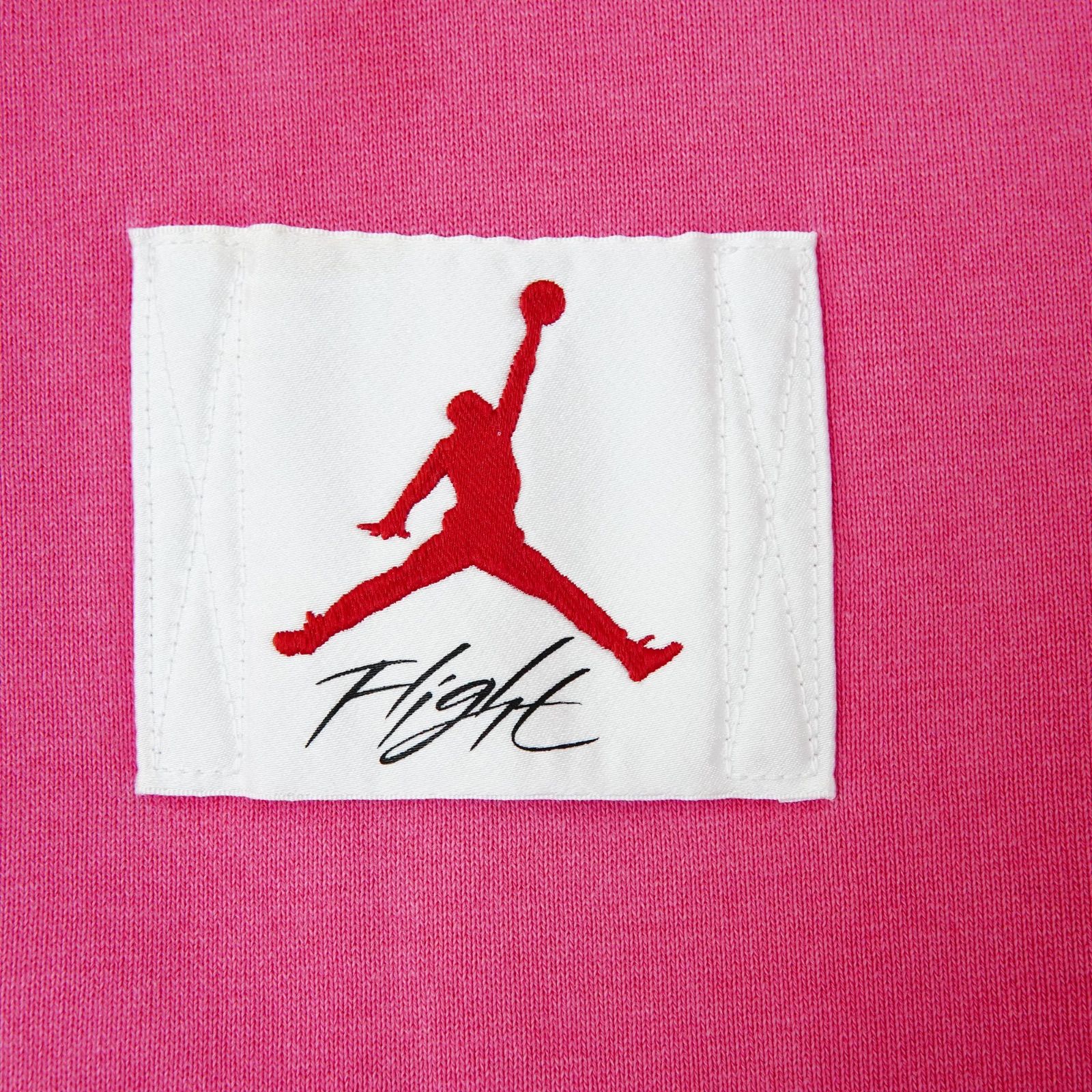 エアジョーダン AIR JORDAN ナイキ NIKE パーカー L ピンク ロゴ刺繍 