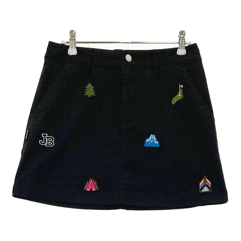 サイズ 1 JACK BUNNY ジャックバニー インナー付き ストレッチ スカート ブラック系 240101552126 ゴルフウェア レディース ストスト