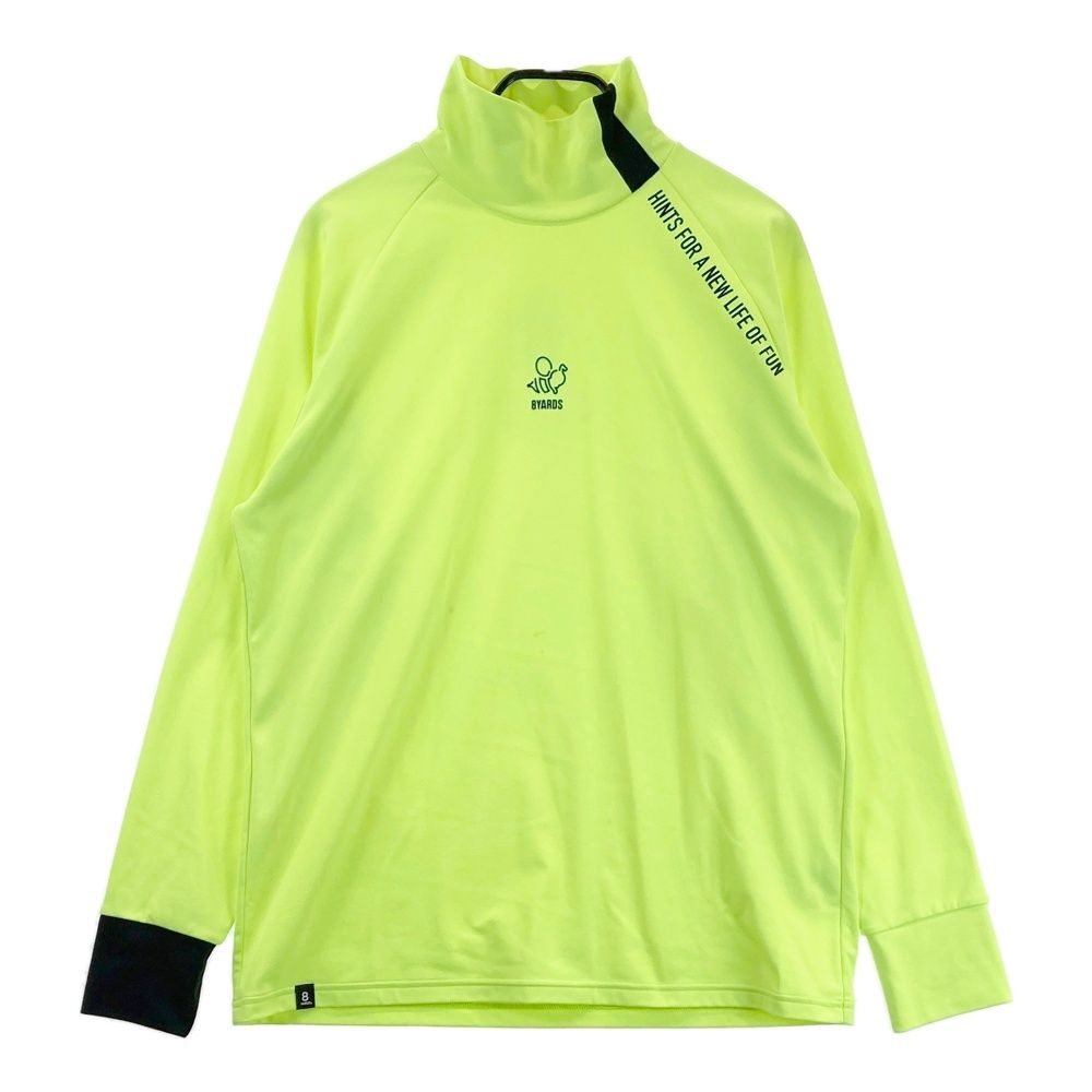 サイズ 2XL 8YARDS ハチヤーズ モデル ハイネック 長袖Tシャツ グリーン系 240101556393 ゴルフウェア メンズ ストスト