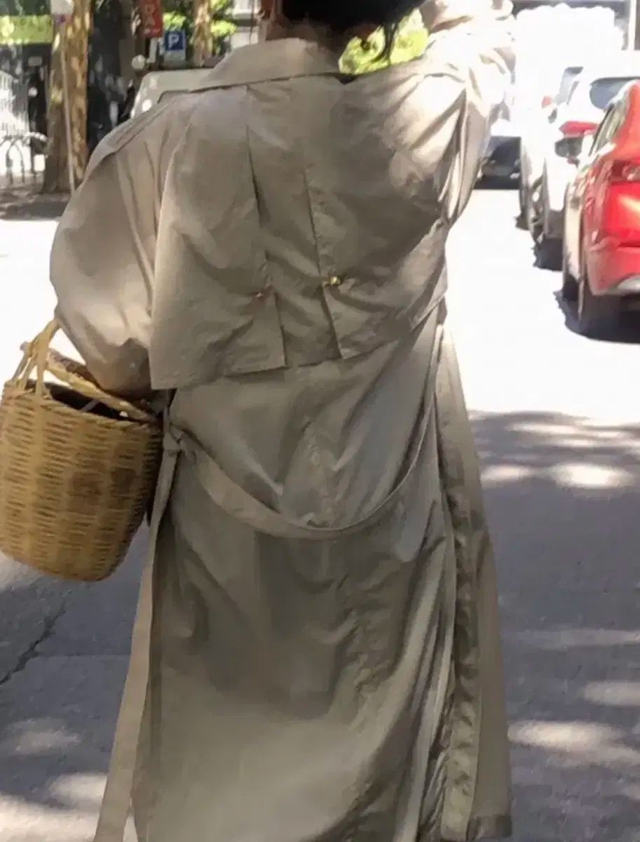 パルベン フェンス トレンチ コート コブルストン