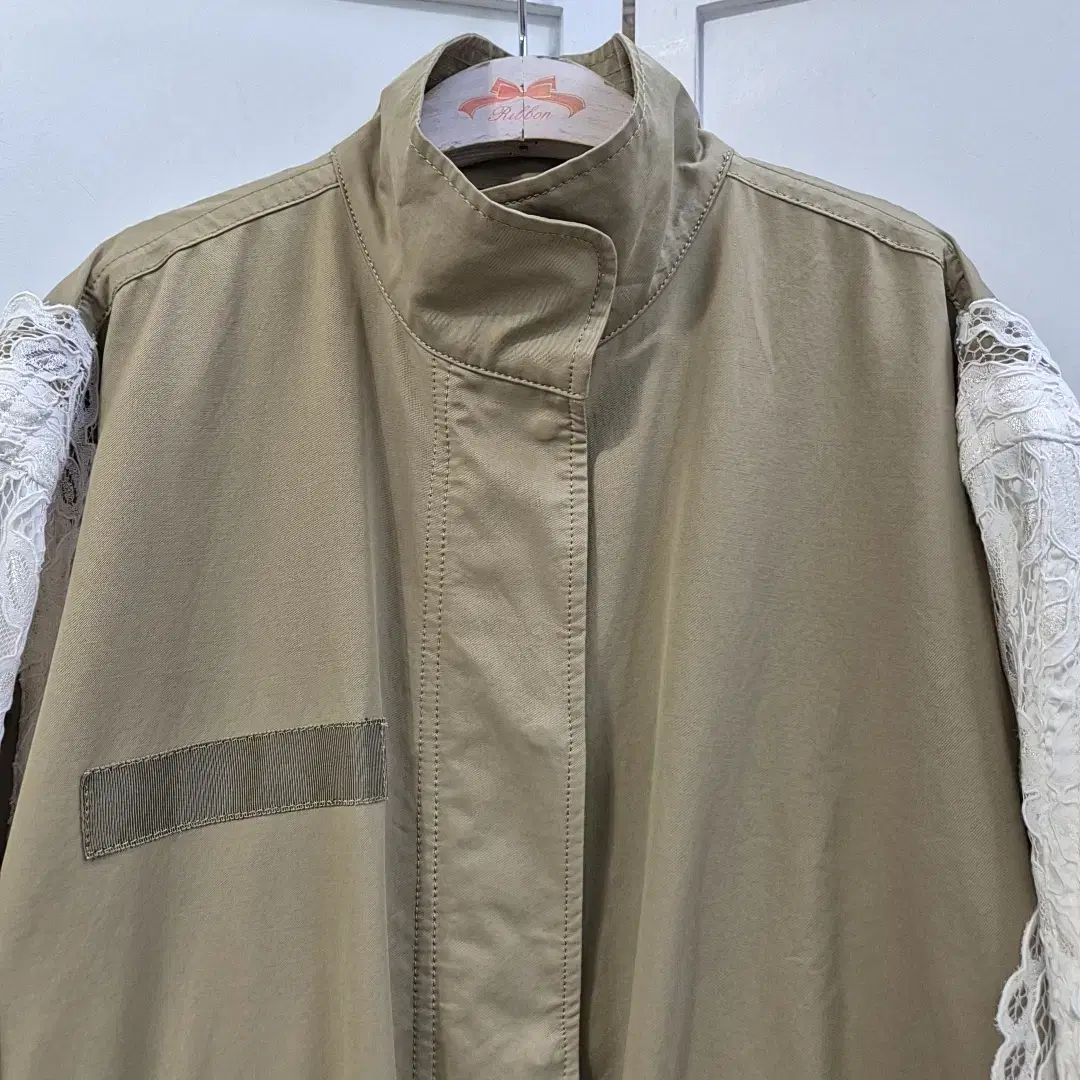 ハンスタースタイル ツートンレース マウンテンパーカー コート