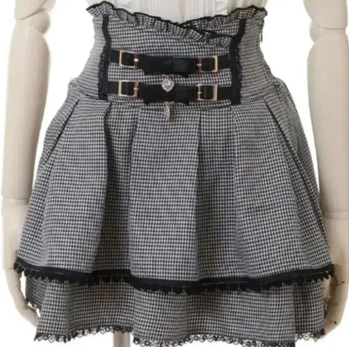 リズリサ 2連ベルト 千鳥 量産型地雷系 ディアマイラブ リズリサ ロジータ シークレットハニー バブルズ アンクルージュ