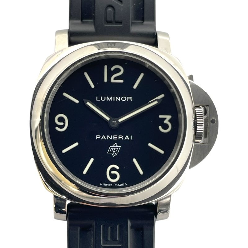 パネライ PANERAI ルミノール ベースロゴ 44㎜ OP 6728 ブラック SS 自動巻き メンズ 腕時計