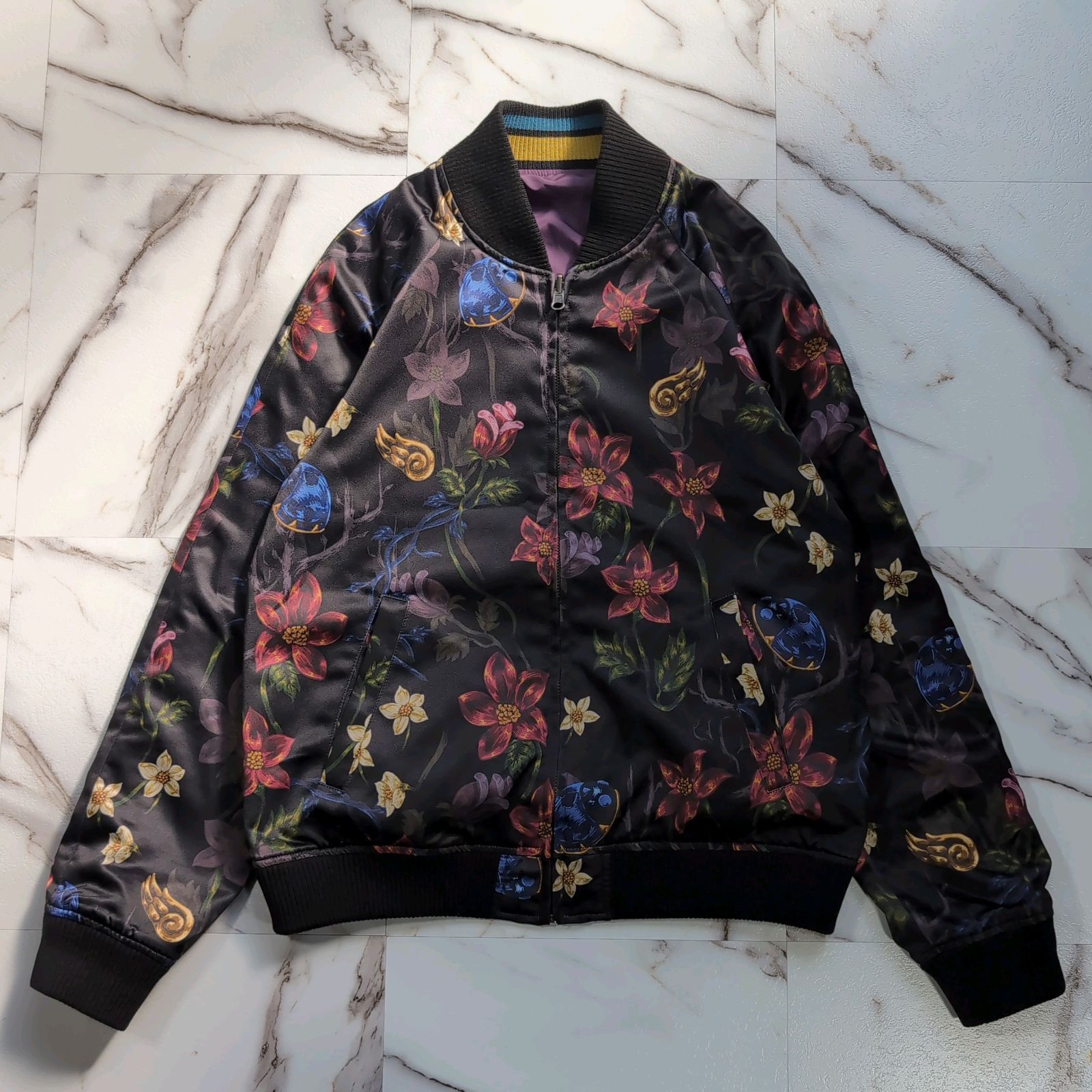 glamb Giorno Giovanna ska JKT 0 XS パープル リバーシブル