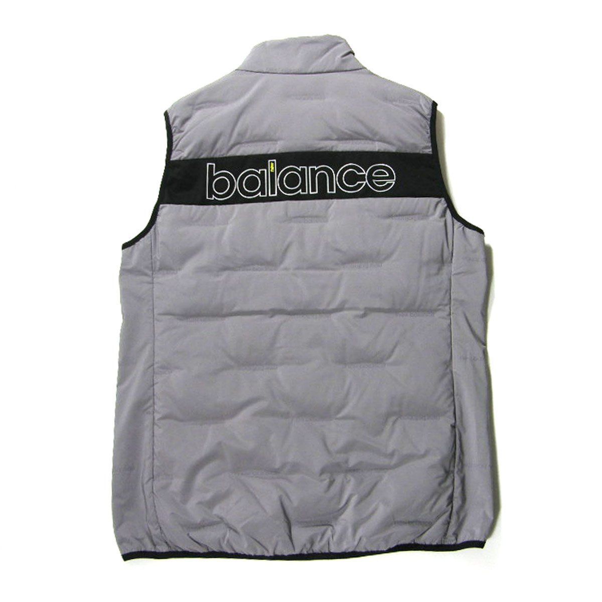 New Balance ゴルフ 吸湿発熱ライトダウンベストグレー サイズ4