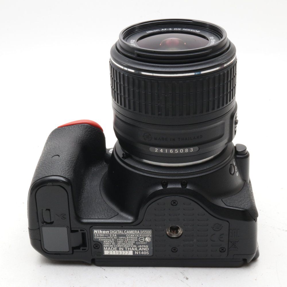  Nikon デジタル一眼レフカメラ D 5500 18 55 VRII レンズキット ブラック 2416万画素 3 2型液晶 タッチパネル BK デジタル一眼レフ デジタルカメラ
